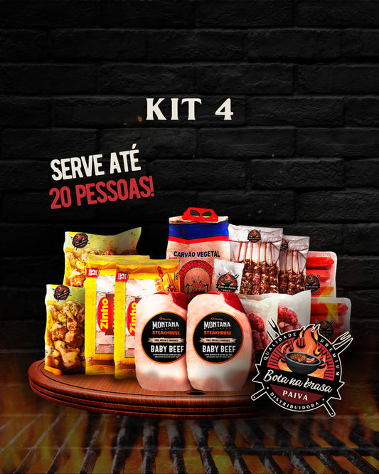 Kit 4 - Serve até 20 pessoas