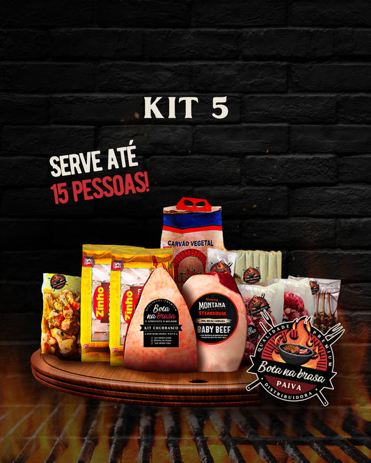 Kit 5 - Serve até 15 pessoas